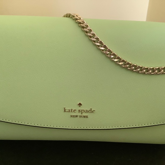 Kate Spade New York Laurel Way Greer Crossbody Bag Light Green Mint OS - Picture 4 of 16
